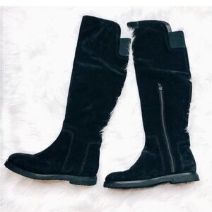 Vince Black Over the Knee Boots